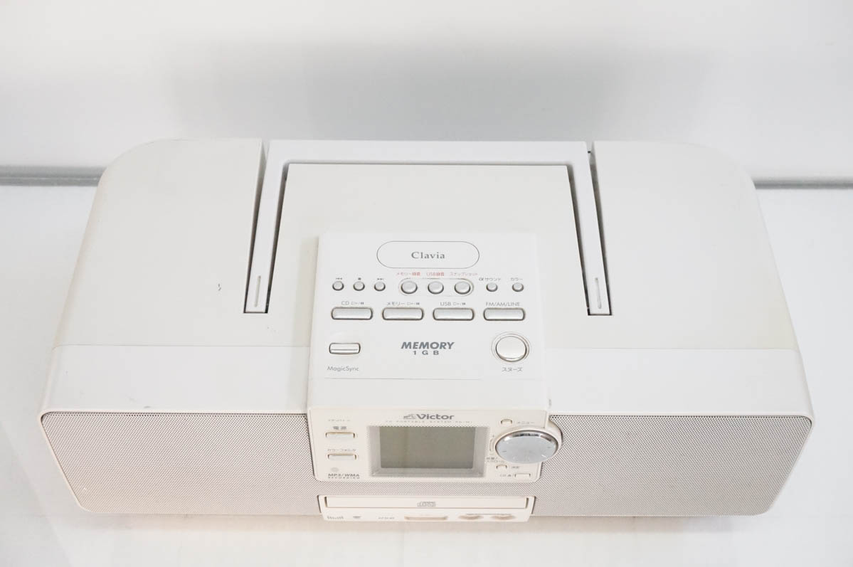 中古 JVC Victorビクター CDメモリーポータブルシステム Claviaクラビア CD/ラジオ/メモリー RD-M1 関連画像2