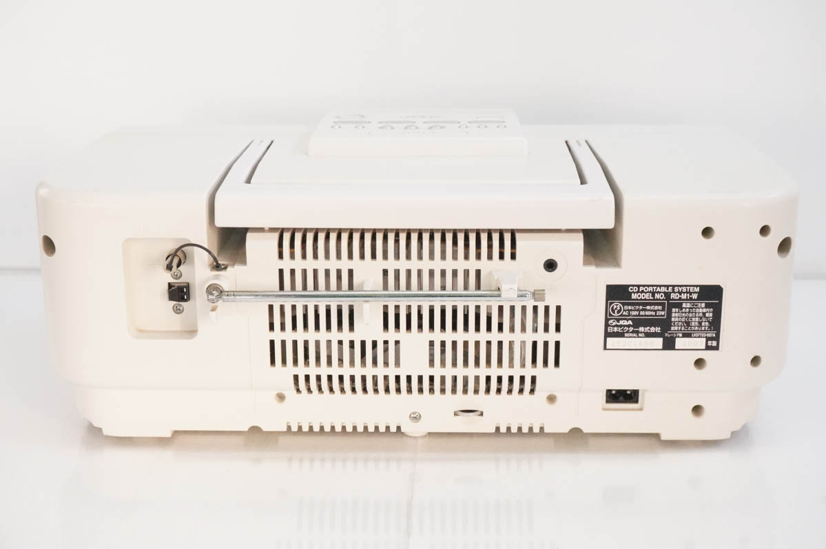 中古 JVC Victorビクター CDメモリーポータブルシステム Claviaクラビア CD/ラジオ/メモリー RD-M1 関連画像4