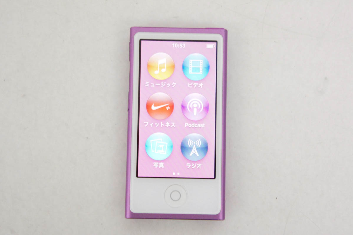 中古 Appleアップル 第7世代 iPod nano 16GB パープル ME479J｜snet-shop｜02