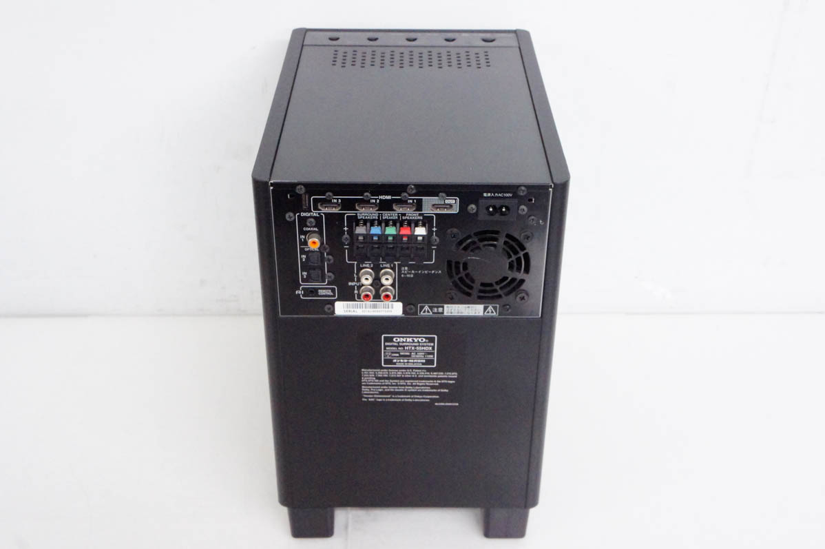 中古 ONKYOオンキヨー デジタルサラウンドシステム HTX-55HDX