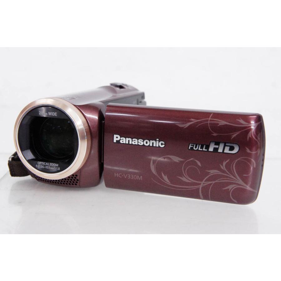 中古 C Panasonicパナソニック デジタルハイビジョンビデオカメラ HC-V330M メモリータイプ 32GB｜snet-shop