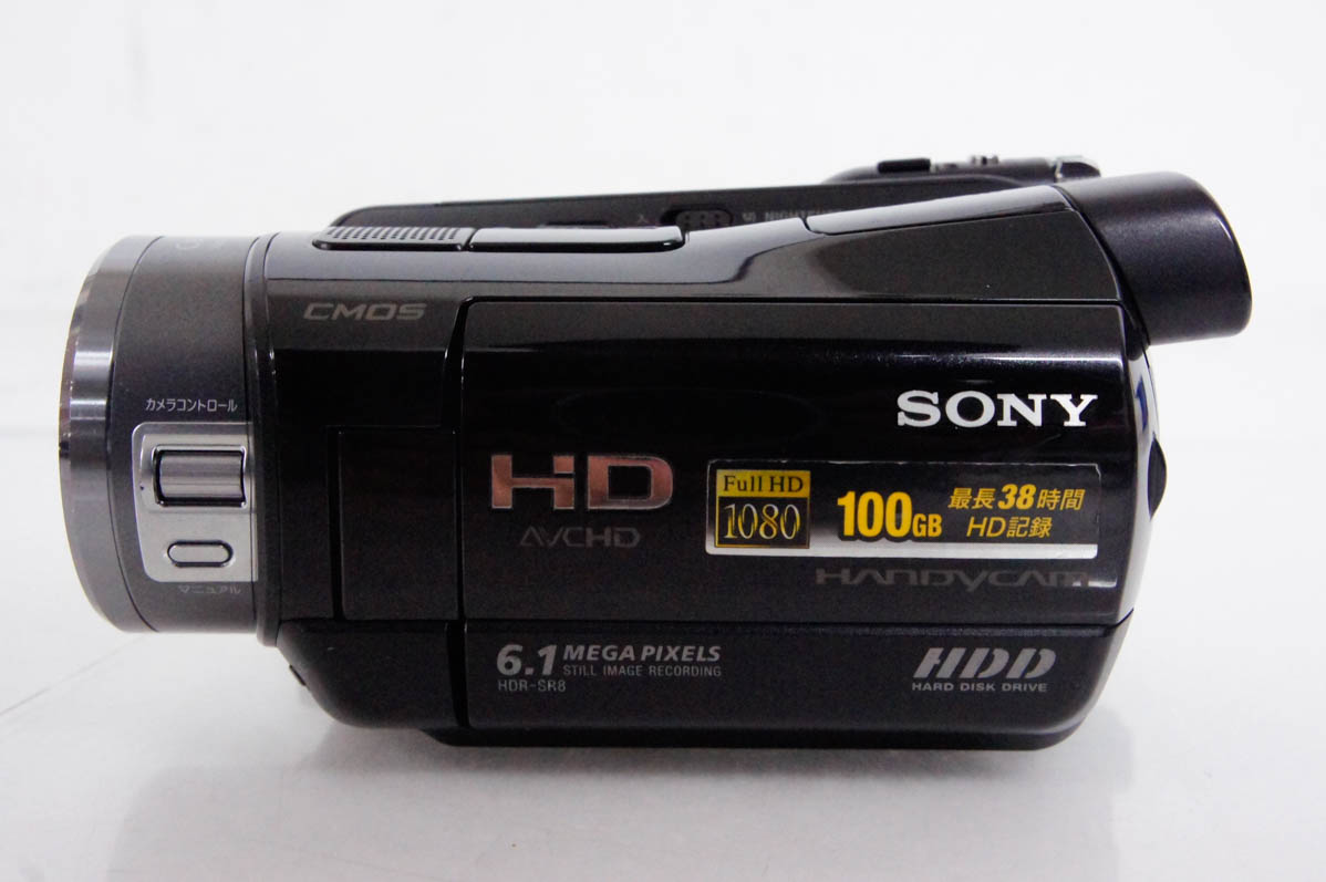 中古 SONYソニー デジタルHDビデオカメラレコーダー HDR-SR8 : エス