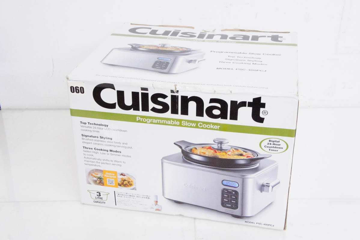 未使用 Cuisinartクイジナート スロークッカー カウンタートップクッキング 3.0L PSC-400PCJ 煮込み料理に