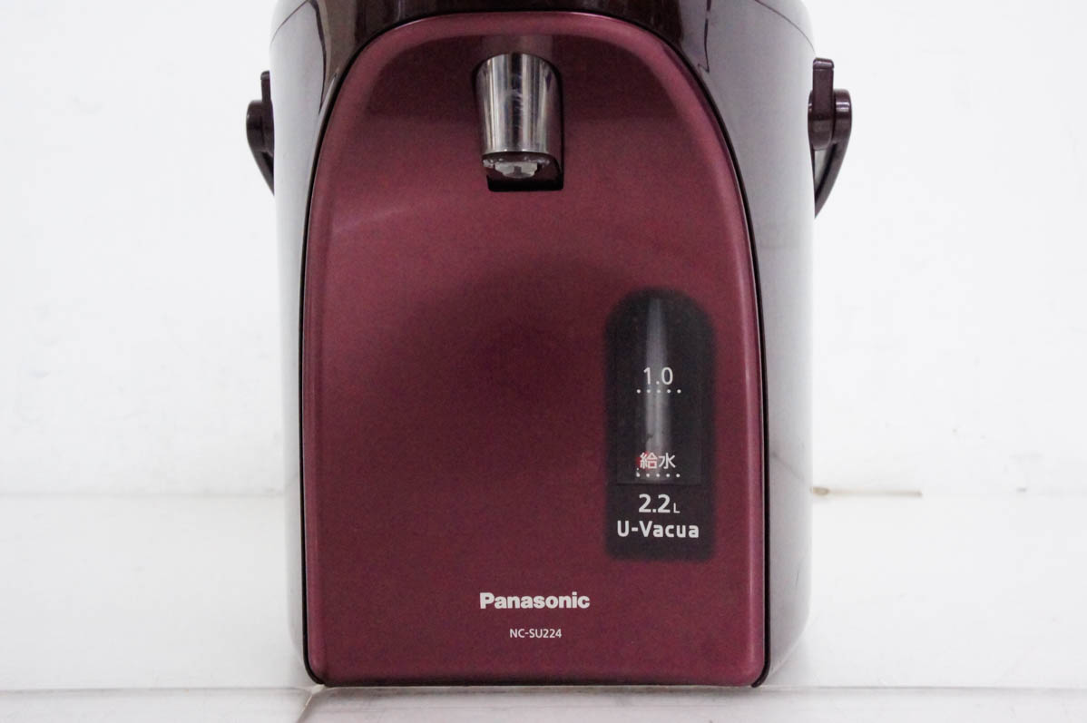 パナソニック　NC-SU224-T　マイコンジャーポット　2016年　中古 中古 Panasonicパナソニック マイコン沸騰ジャーポット NC-SU224-T 2.2