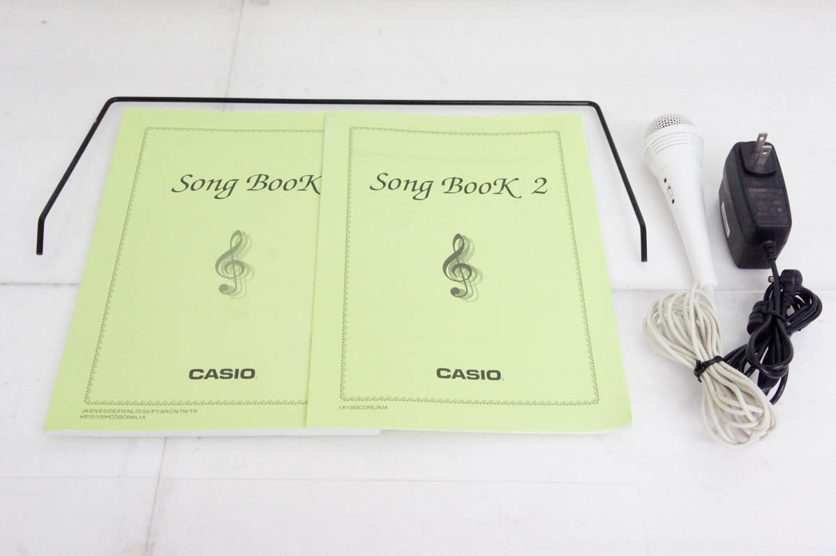 CASIO 光ナビゲーションキーボード　LK-128　【美品】 中古 CASIOカシオ 光ナビゲーションキーボード LK-128 電子
