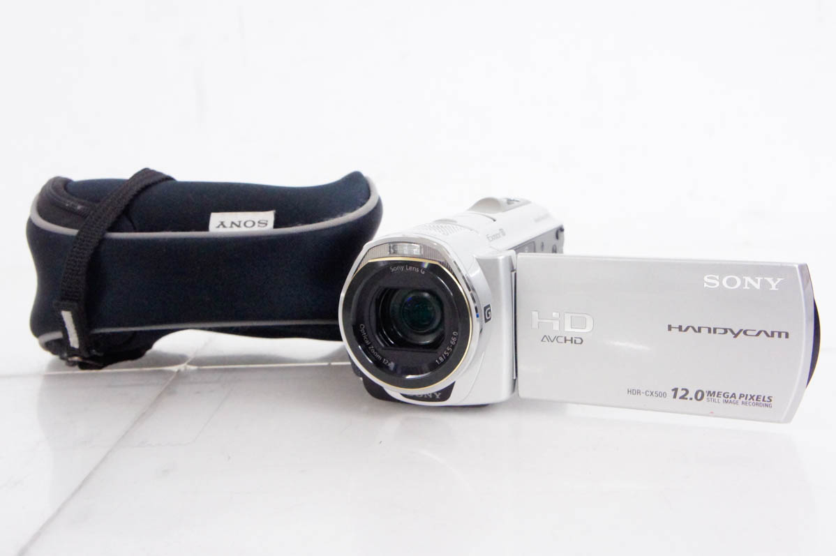 中古 SONYソニー ハンディカムHandycam ハイビジョンデジタルビデオカメラ HDR CX500V メモリータイプ 32GB :d1001124:エスネットショップ ヤフー店