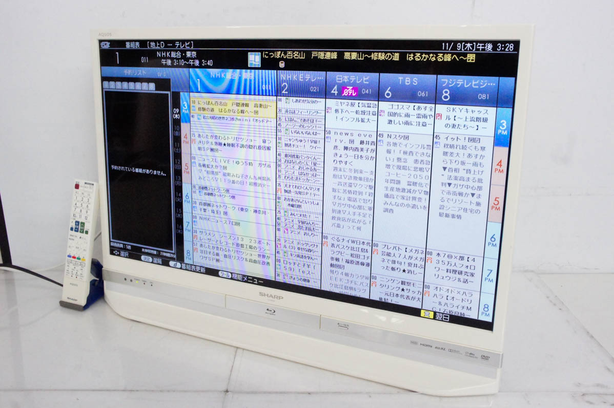 中古 SHARPシャープ 32V型ハイビジョン液晶テレビ AQUOSアクオス LC-32DR9 : d1004523 : エスネットショップ ヤフー店  - 通販 - Yahoo!ショッピング