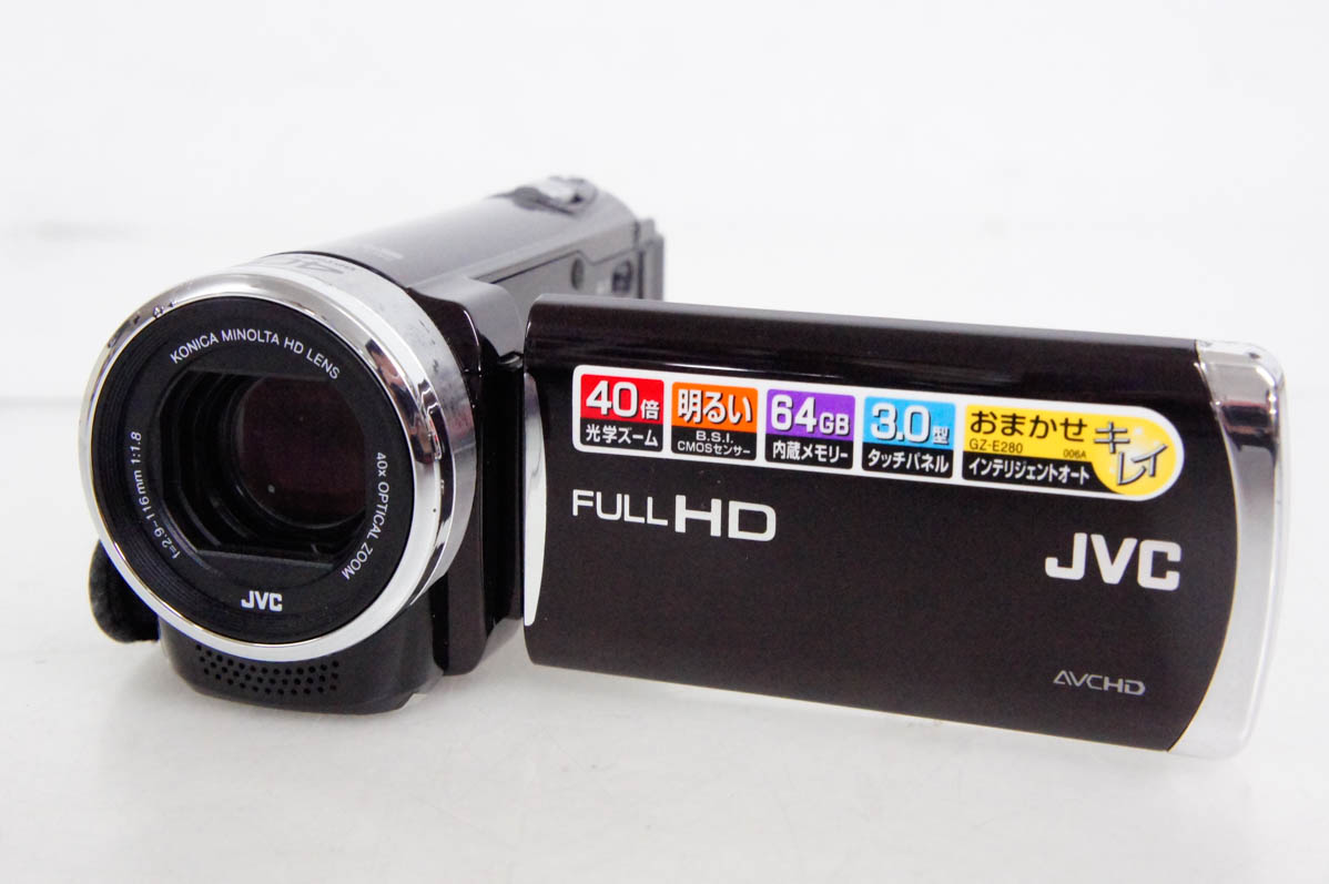 JVCケンウッド デジタルハイビジョンビデオカメラ  ブラック JVCケンウッド デジタルハイビジョンビデオカメラ ブラック