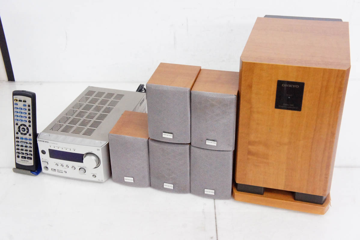 ONKYO デジタルホームシアターシステム INTEC155 BASE-V15X 中古 ONKYO