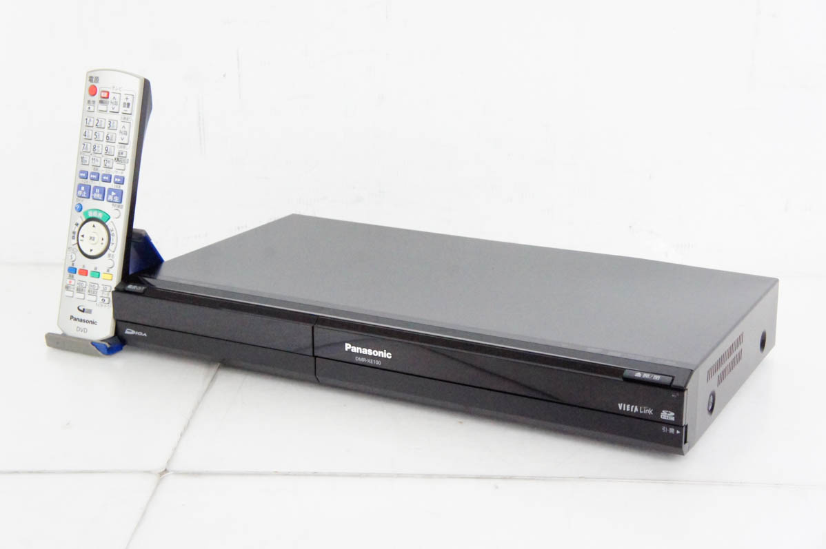 中古 Panasonicパナソニック HDD搭載ハイビジョンDVDレコーダー DIGAハイビジョンディーガ HDD320GB DMR-XE100-K