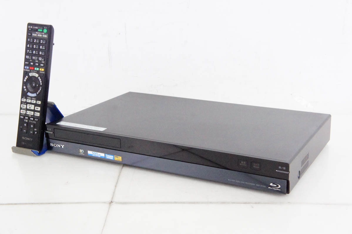 中古 SONYソニー ブルーレイディスク/DVDレコーダー BDZ-AT700 HDD500GB Wチューナー BDレコーダー｜snet-shop