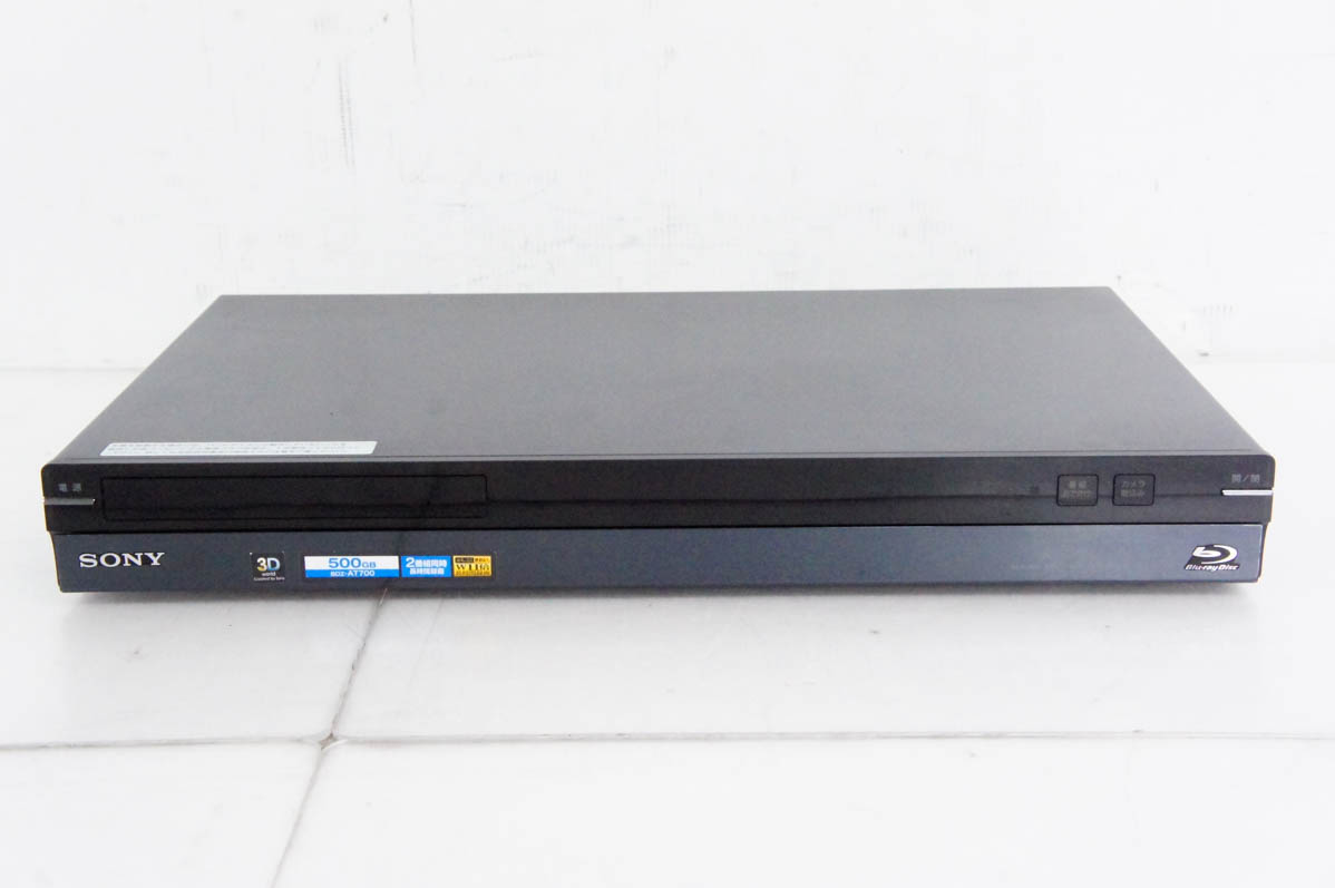 中古 SONYソニー ブルーレイディスク/DVDレコーダー BDZ-AT700 HDD500GB Wチューナー BDレコーダー｜snet-shop｜02