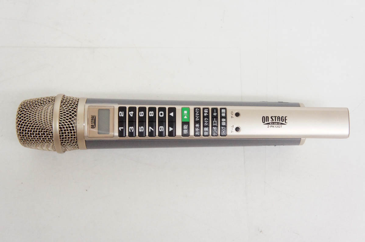 家庭用カラオケ　ON STAGE オンステージ　Z-PK12GT Amazon.co.jp: パーソナルカラオケ オンステージ Z-PK12GT(N
