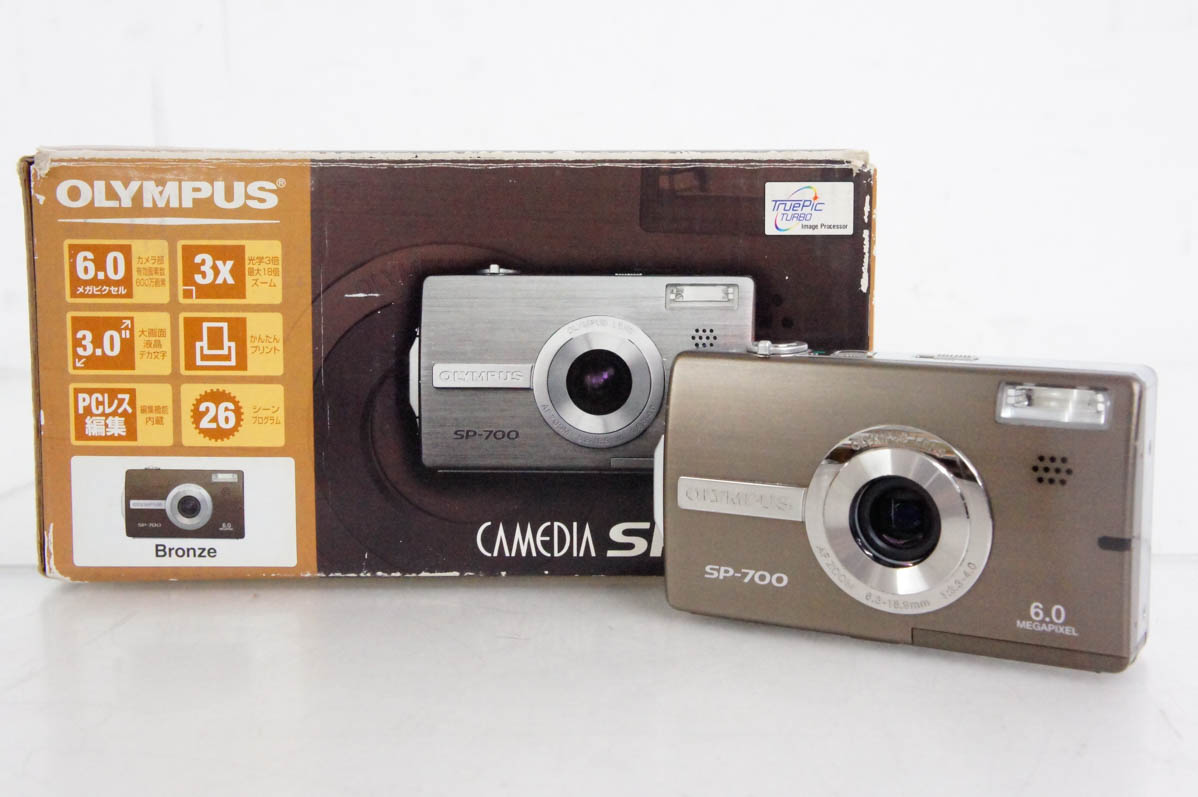 【美品動作確認済み】OLYMPUS SP-700 中古 OLYMPUSオリンパス デジタルカメラ CAMEDIA SP-700 : エス