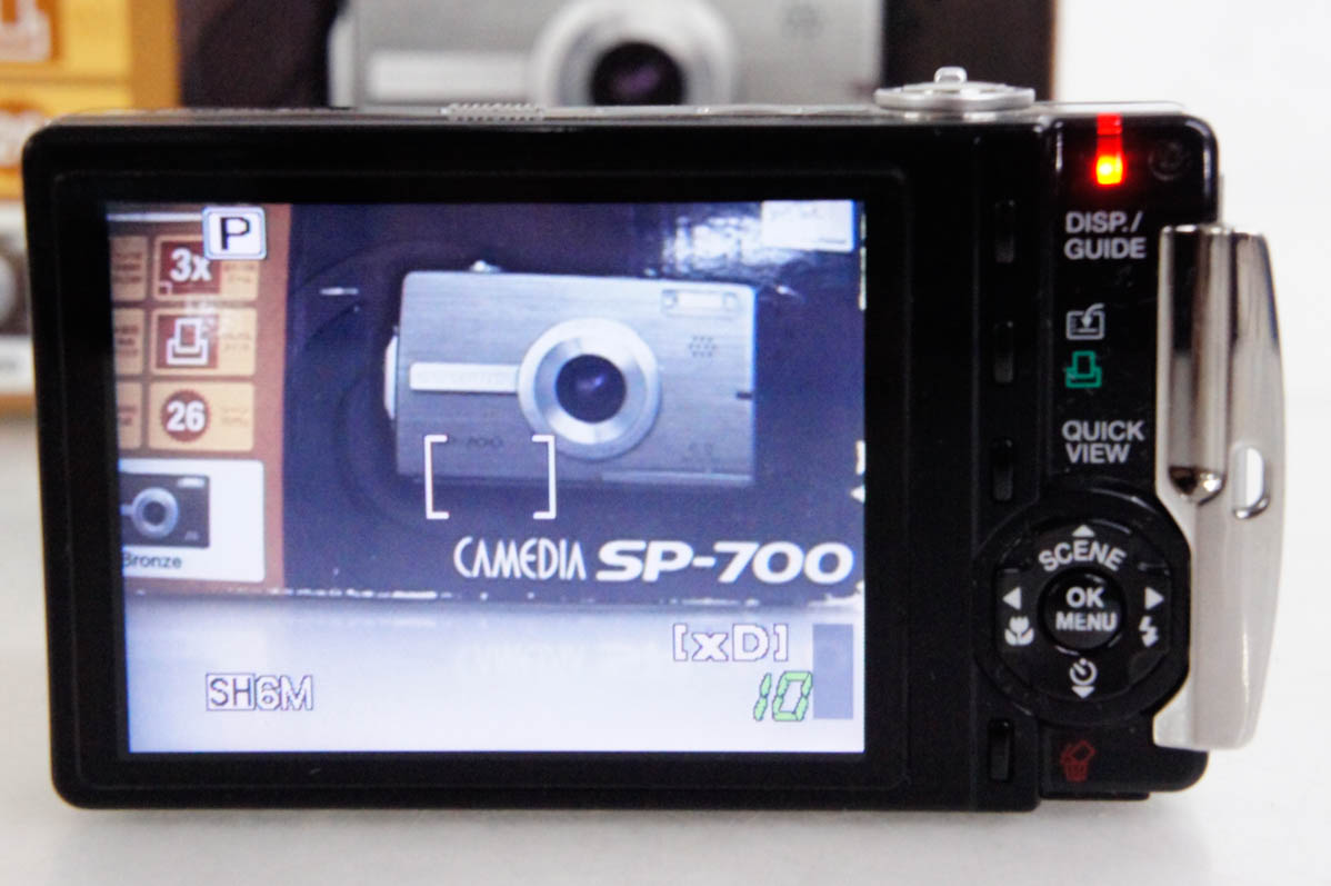 中古 OLYMPUSオリンパス デジタルカメラ CAMEDIA SP-700 : エス