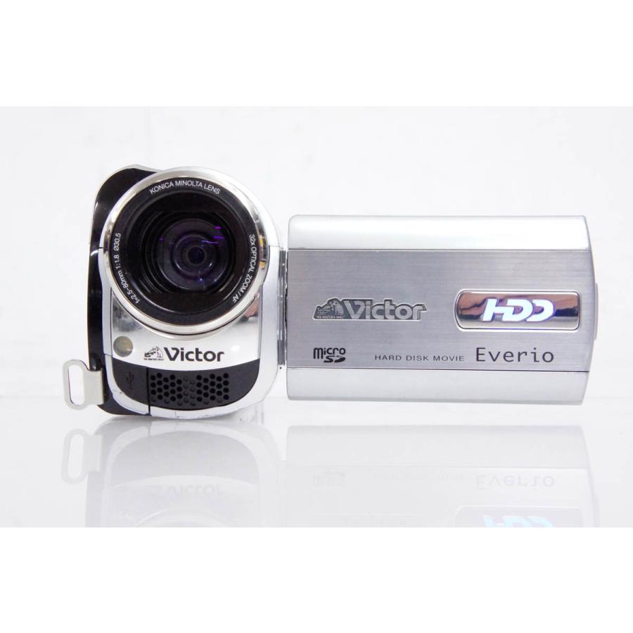 中古 JVC Victorビクター エブリオEverio ビデオカメラ GZ-MG360-S シルバー HDD60GB｜snet-shop｜02