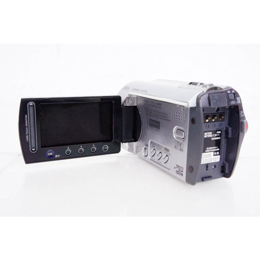 中古 JVC Victorビクター エブリオEverio ビデオカメラ GZ-MG360-S シルバー HDD60GB｜snet-shop｜04