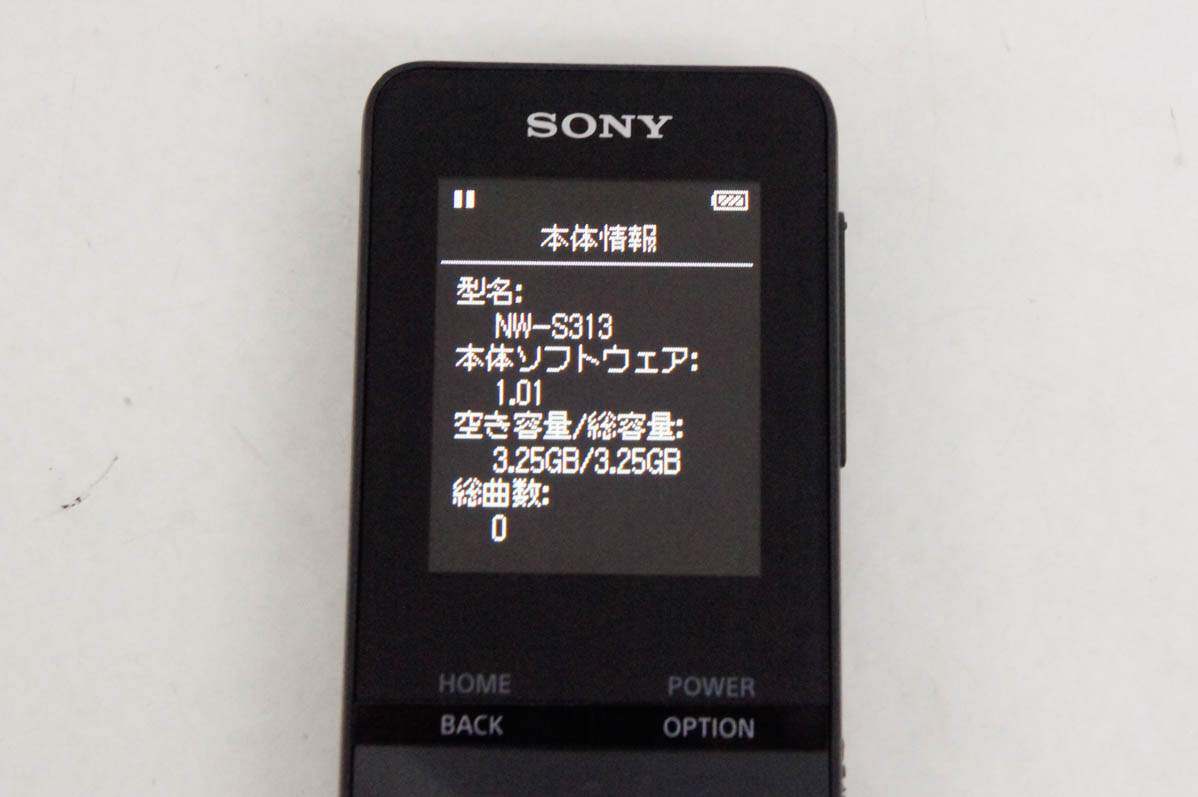 その他 SONY NW-S313.  Black SONY Walkman S Series 4GB MP3 Player with Bluetooth NW-S313
