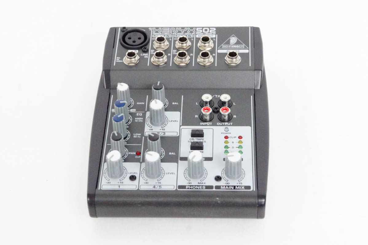 中古 BEHRINGERベリンガー アナログミキサー XENYX 502 : エスネット