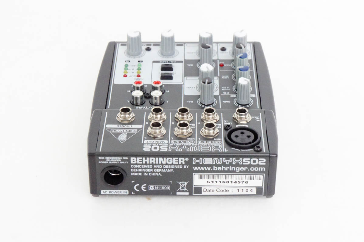 中古 BEHRINGERベリンガー アナログミキサー XENYX 502 : エスネット