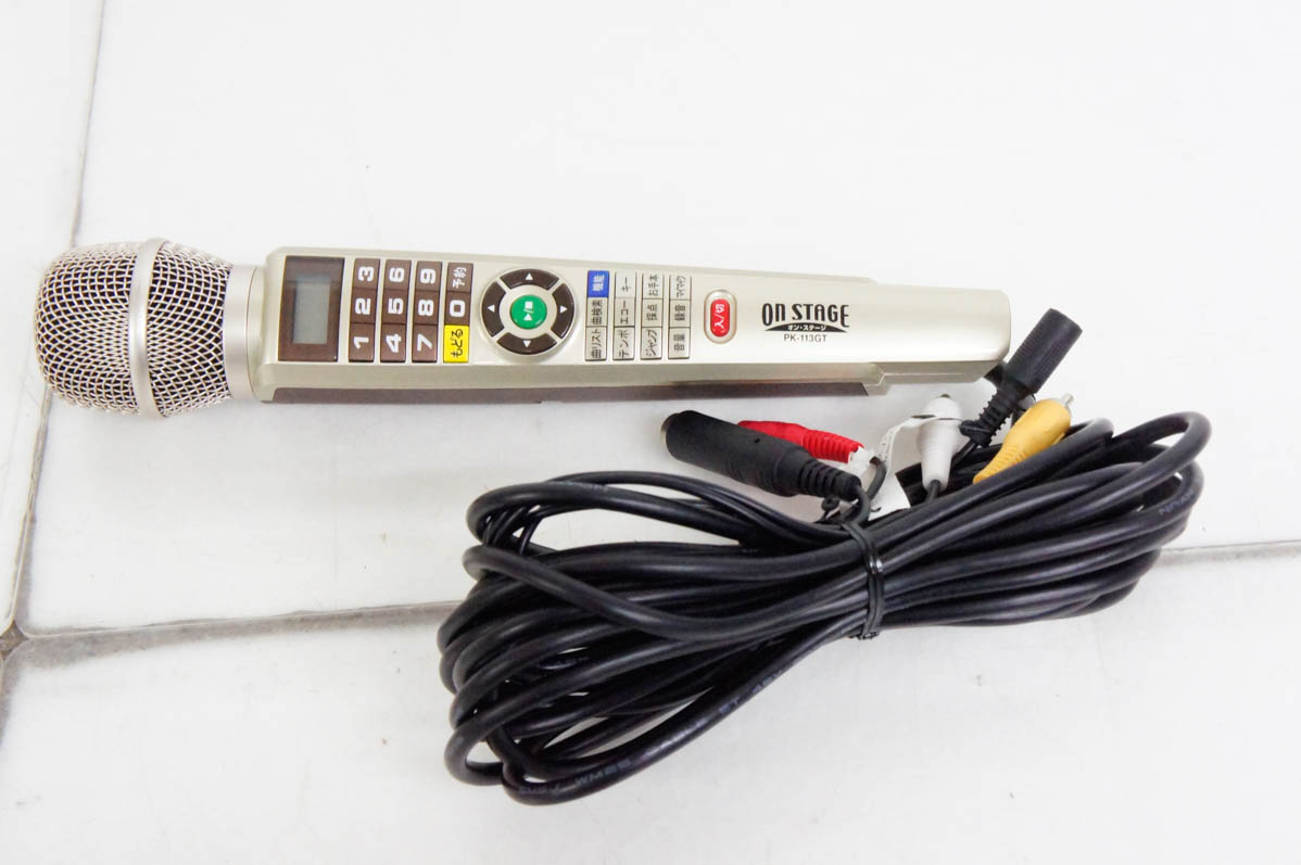 中古 ON STAGE オンステージ 家庭用カラオケ PK-113GT パーソナル