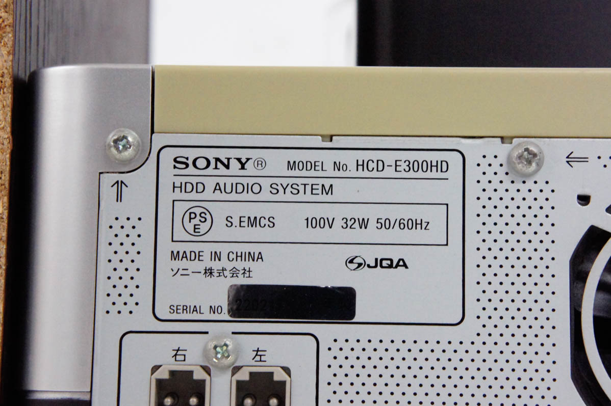 SALE／72%OFF】 中古 SONYソニー ハードディスクコンポ HDD CD対応