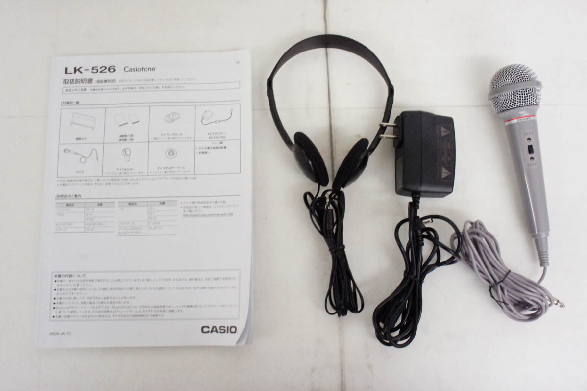 美品　CASIO カシオ　LK-526 カシオトーン　デジタル　キーボード 中古 CASIOカシオ 光ナビゲーションキーボード カシオトーン LK
