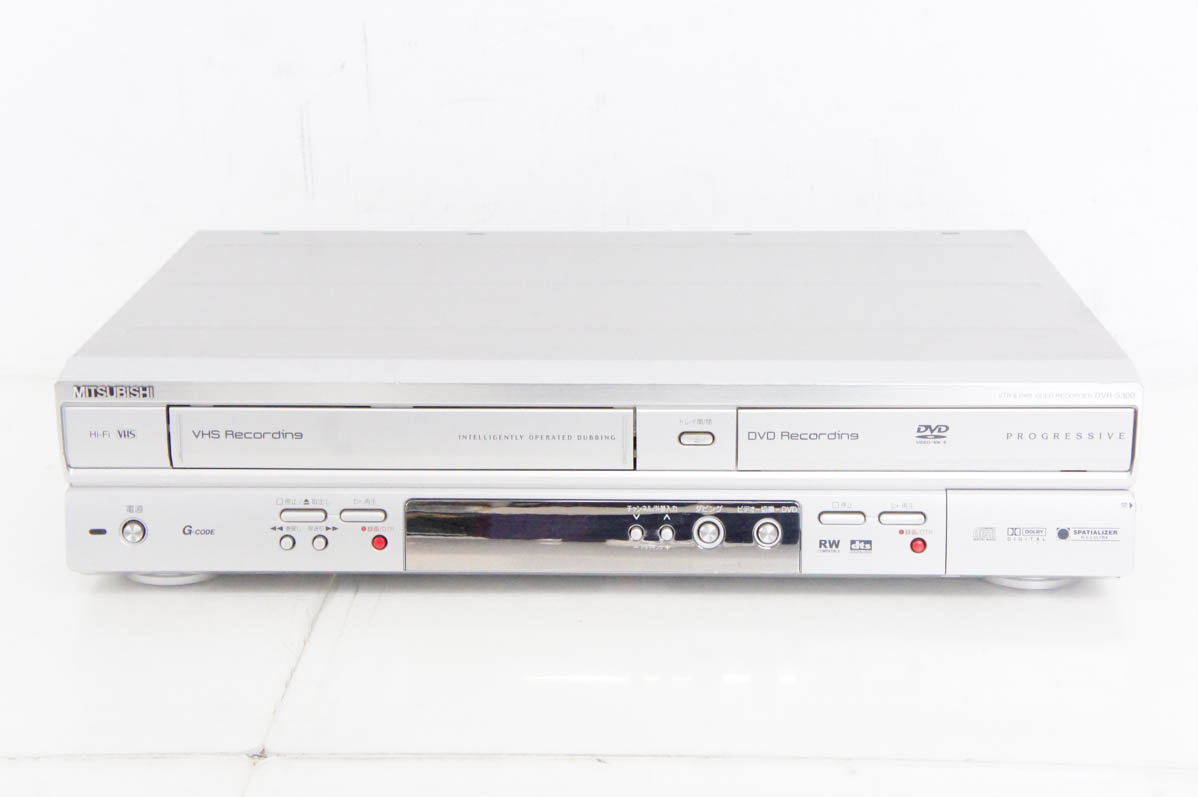 中古 三菱MITSUBISHI DVDプレーヤー一体型ビデオテープレコーダー