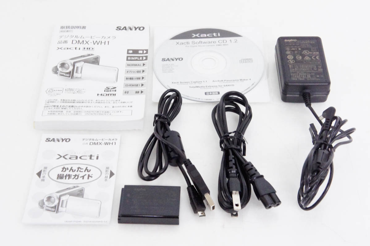 【美品⭐️】SANYO 防水コンパクトムービーカメラ＋付属品 SANYO ビデオカメラ本体｜ビデオカメラ｜カメラ｜テレビ