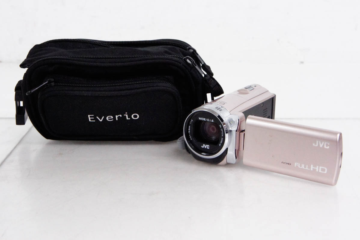 中古 JVC Victorビクター エブリオEverio ハイビジョンメモリービデオ GZ-E565 ビデオカメラ