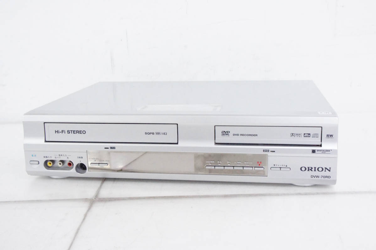 中古 ORIONオリオン ビデオ一体型DVDレコーダー DVDレコーダー一
