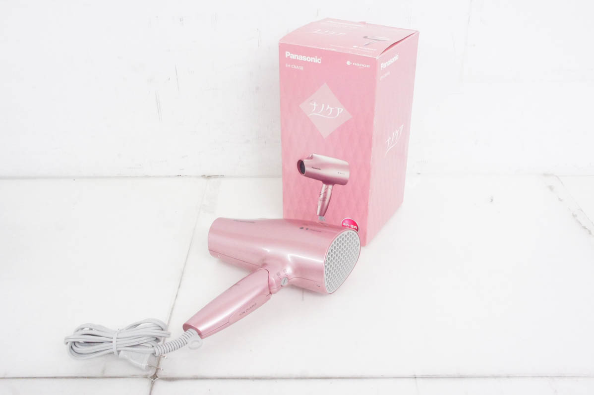 中古 Panasonicパナソニック ヘアードライヤー ナノケア ナノイー EH-CNA5B ピンク