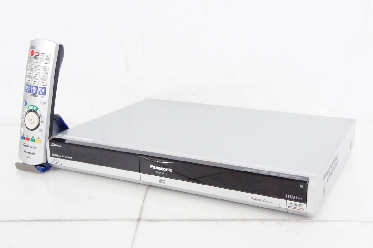 中古 Panasonicパナソニック HDD内蔵DVDレコーダー DIGAディーガ 地デジ対応 HDD250GB DMR-XP11-S｜snet-shop