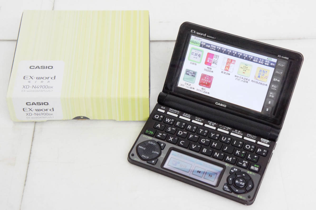 中古 C CASIOカシオ EX-wordエクスワード 電子辞書 XD-N4900 高校生モデル 150コンテンツ