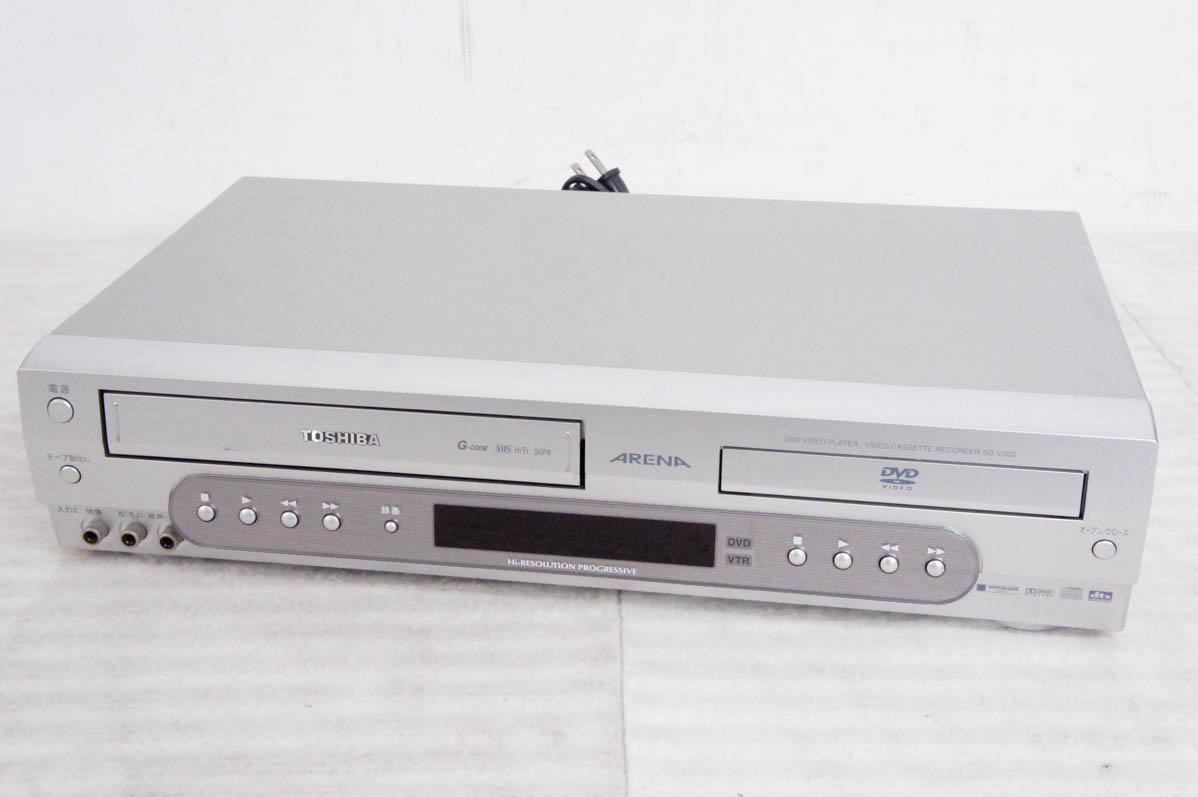 コード ヤフオク! 東芝 SD-V190 VTR一体型DVDビデオプレー
