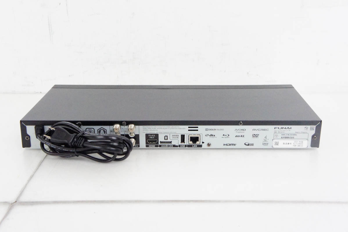 20年■FBR-SW1030【未使用品】FUNAI/ブルーレイディスクレコーダー FBR-SW1030｜レコーダー／プレーヤー｜FUNAI製品情報
