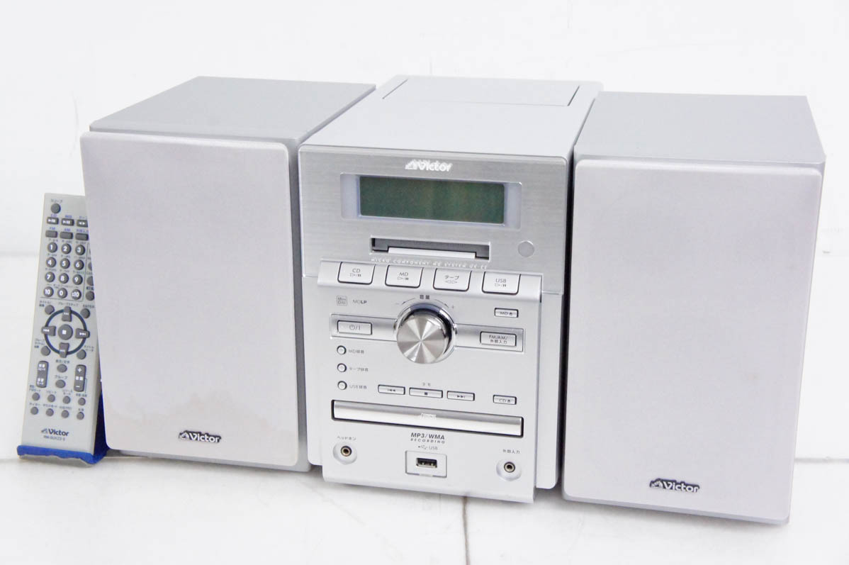 Victor - Ｖictor.マイクロコンポ-ネントMDシステム Amazon | Victor ビクター JVC UX-Q1-S シルバー マイクロ