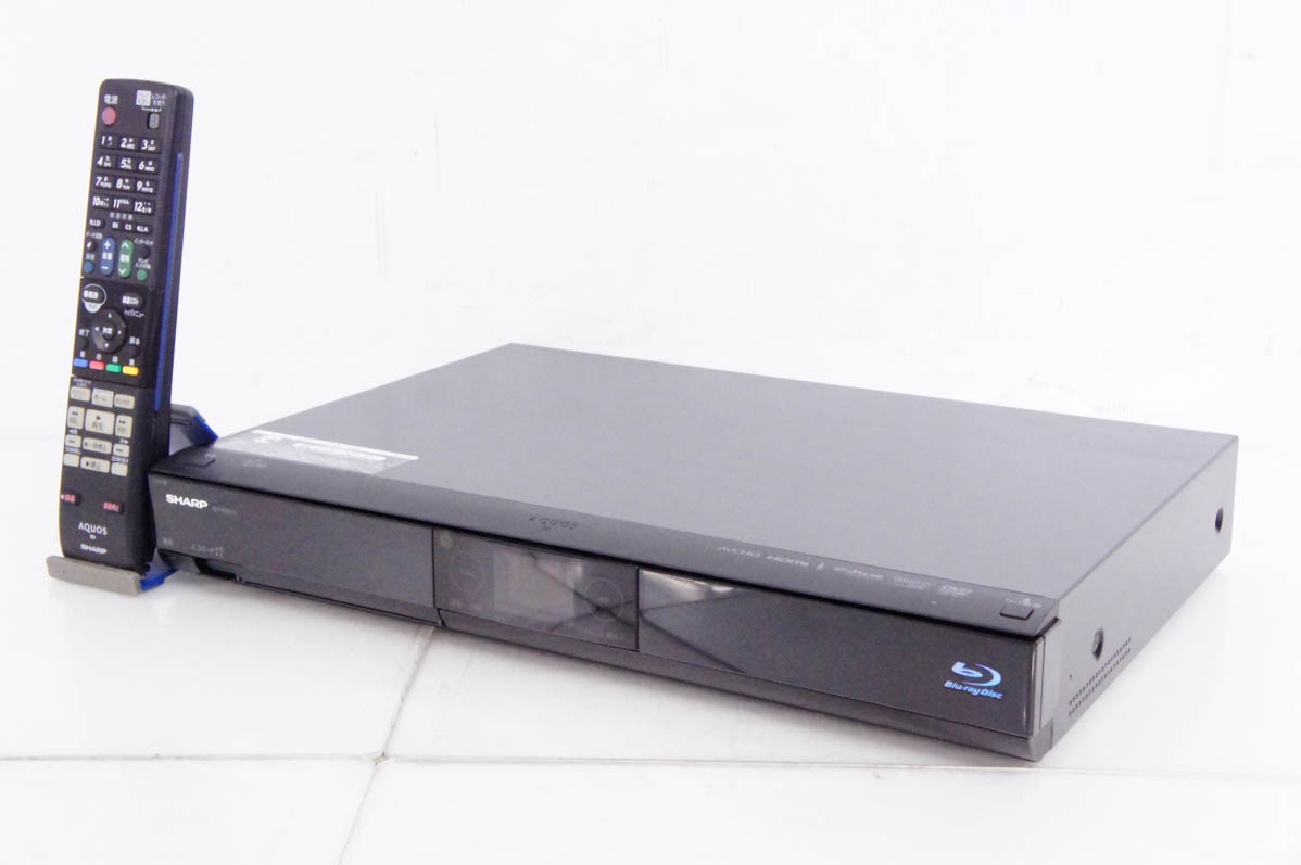 中古 SHARPシャープ ブルーレイディスクレコーダー AQUOSアクオスブルーレイ HDD320GB BD-HDS53｜snet-shop