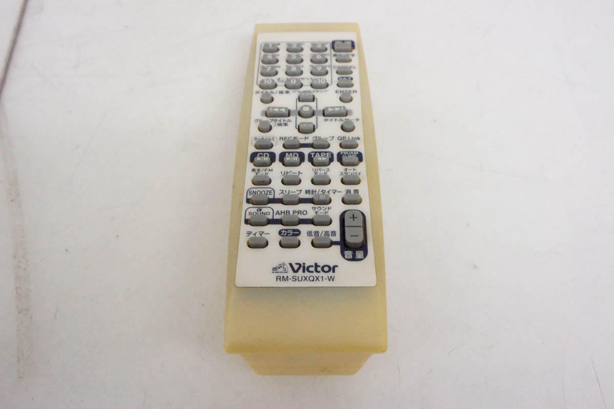 中古 訳あり JVC Victorビクター マイクロコンポーネントMD