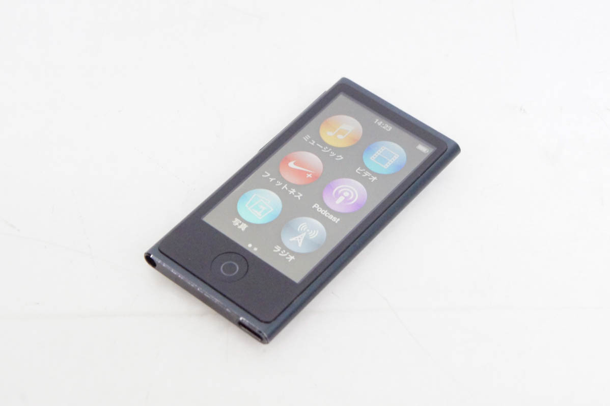 中古 Appleアップル 第7世代 iPod nano 16GB スレート MD481J｜snet-shop
