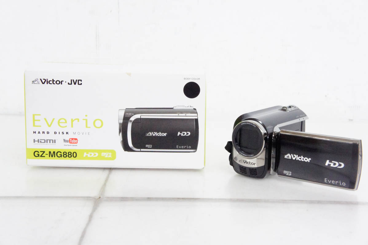 中古 JVC Victorビクター エブリオEverio ビデオカメラ GZ-MG880  