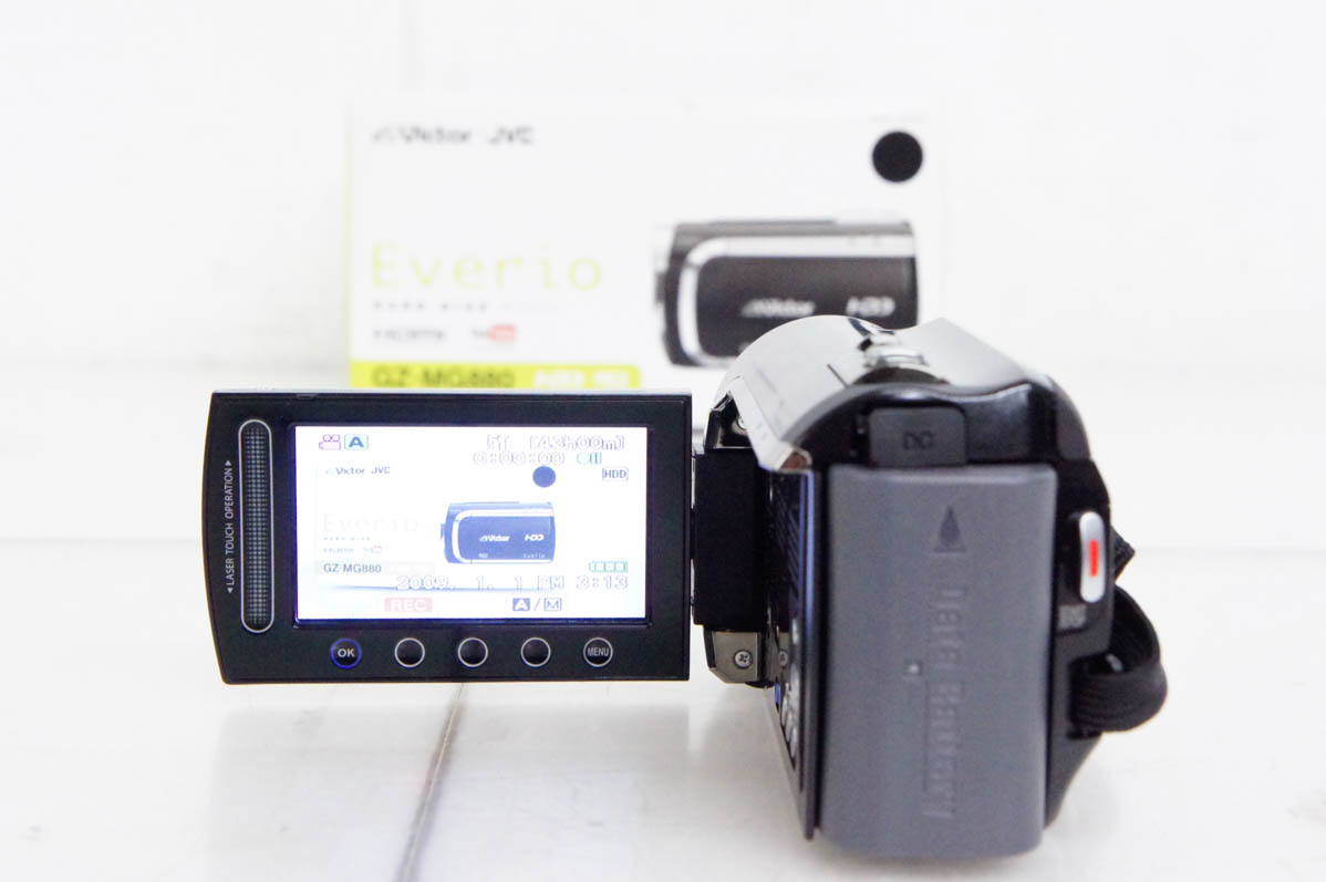 中古 JVC Victorビクター エブリオEverio ビデオカメラ GZ-MG880  
