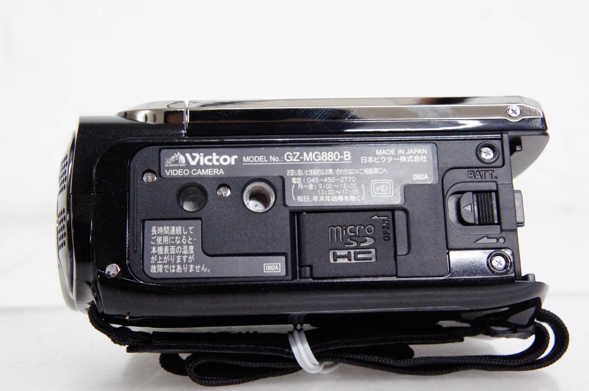 中古 JVC Victorビクター エブリオEverio ビデオカメラ GZ-MG880  