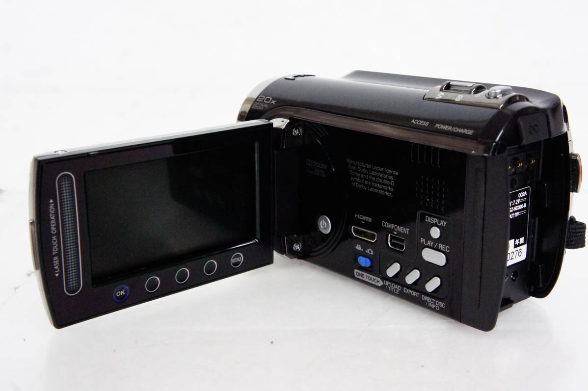 中古 JVC Victorビクター エブリオEverio フルハイビジョンデジタルビデオカメラ HDDタイプ GZ-HD320-B 120GB｜snet-shop｜05