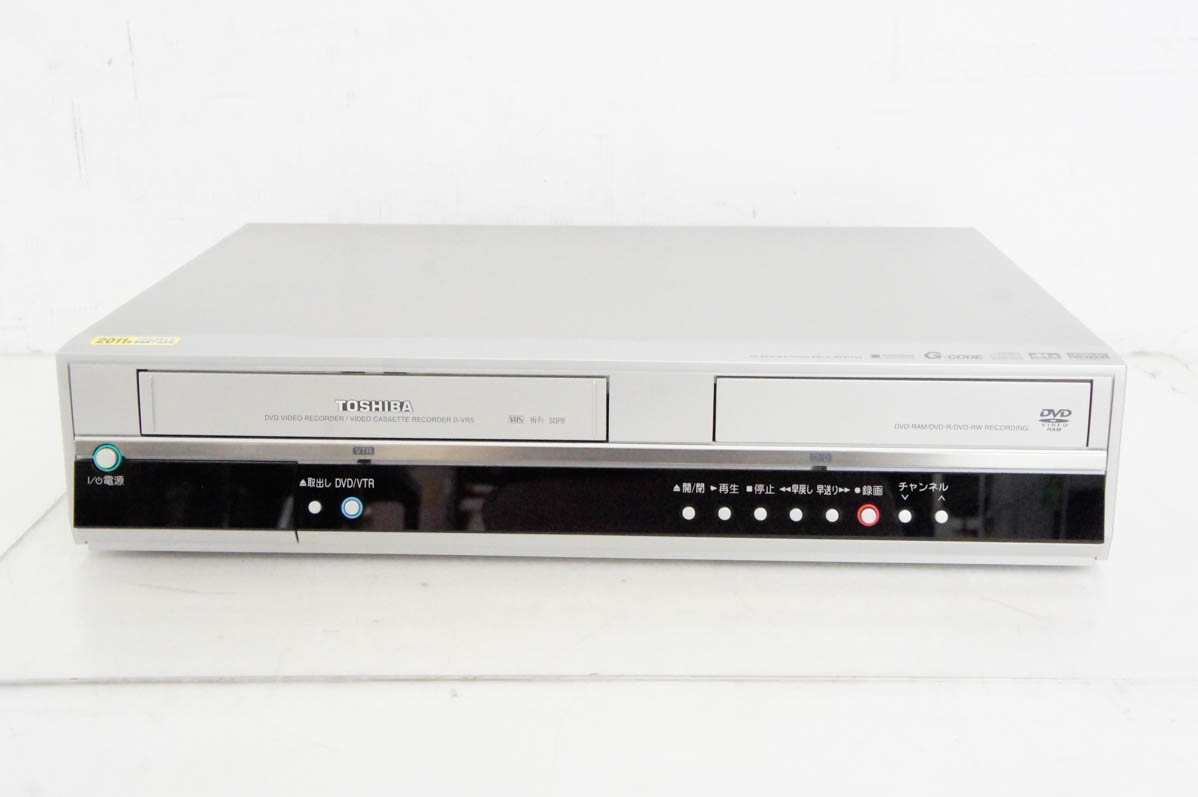 中古 東芝TOSHIBA VTR一体型DVDビデオプレーヤー DVDプレーヤー一体型VHSビデオデッキ D-VR5｜snet-shop｜02