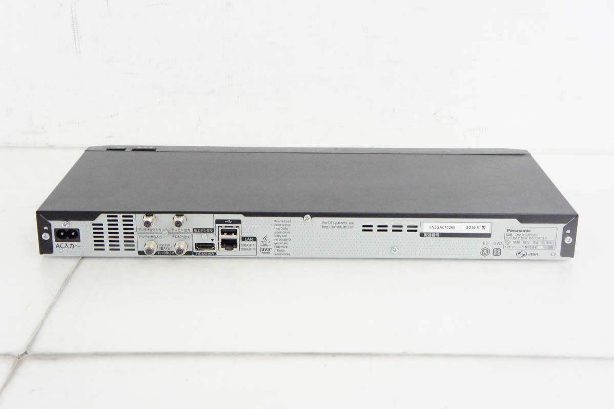 パナソニック　ブルーレイレコーダー　DMR-BRS500 中古 2025年最新】Yahoo!オークション -dmr brs500の中古品・新品・未