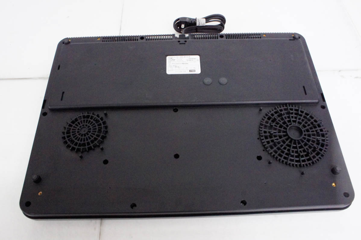 アイリス　２口コンロ　IHK-W1S　中古品　2018年製 IHK-W1-B｜アイリスオーヤマ 2口IHコンロ ブラック ｜中古品｜修理販売