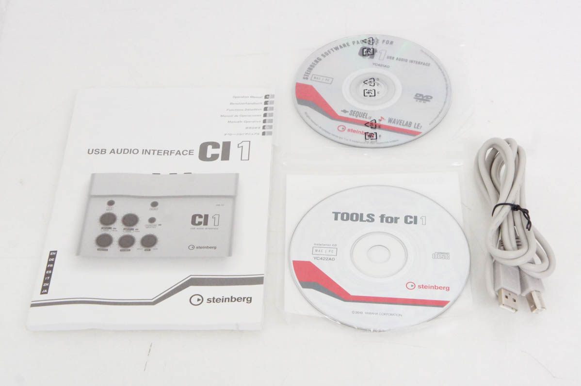 【中古】Steinbergスタインバーグ USBオーディオインターフェイス CI1 中古 Steinbergスタインバーグ USBオーディオインターフェイス CI1