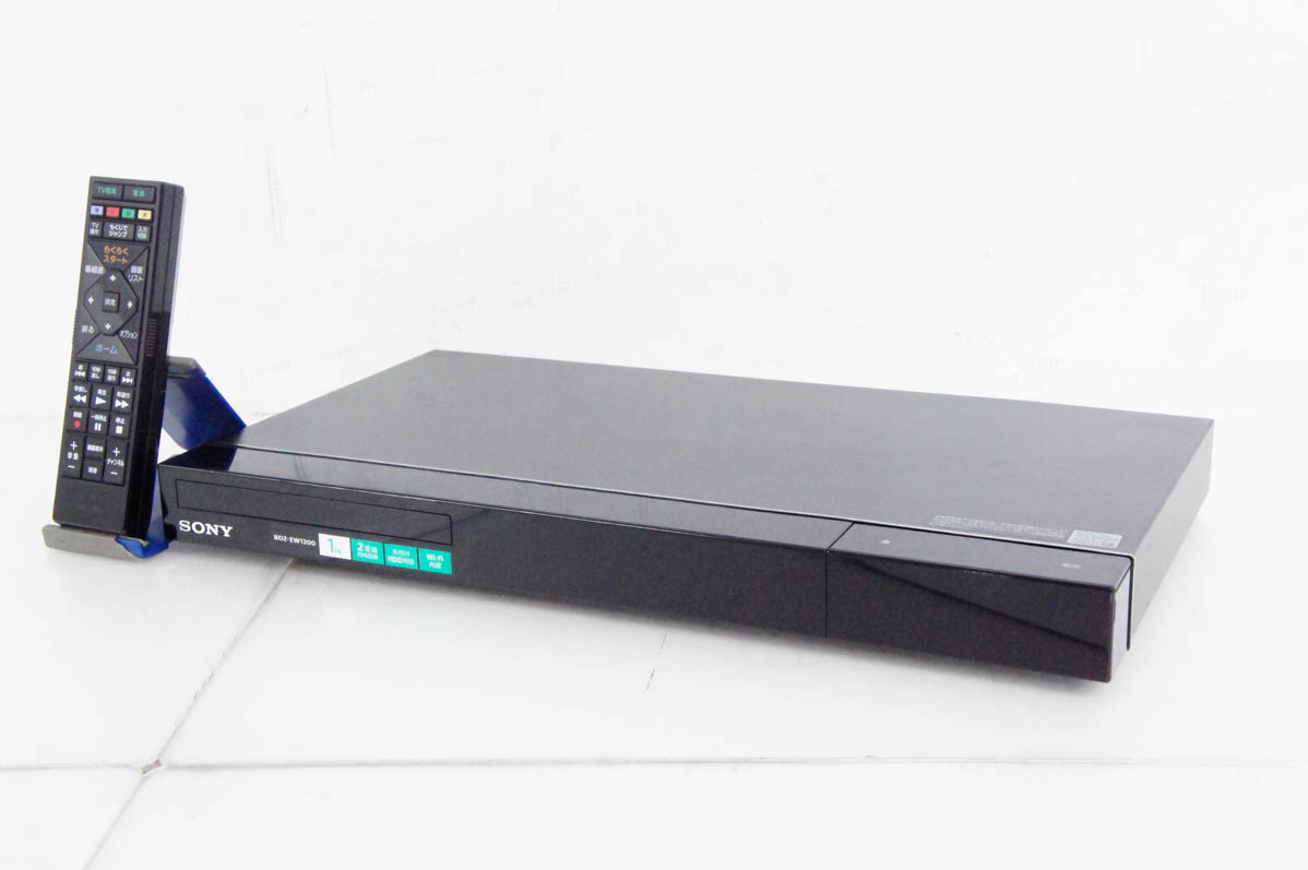 中古 SONYソニー ブルーレイディスク/DVDレコーダー HDD1TB BDZ-EW1200 BDレコーダー ダブルチューナー 無線LAN搭載｜snet-shop