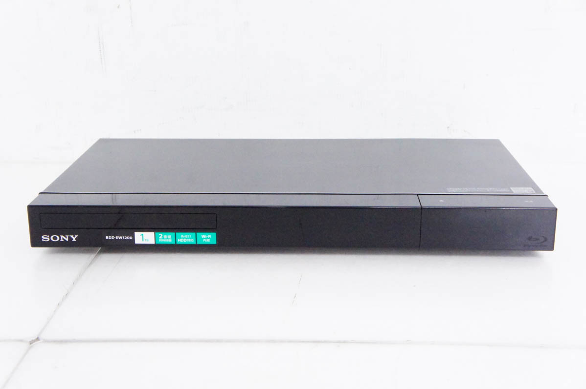 中古 SONYソニー ブルーレイディスク/DVDレコーダー HDD1TB BDZ-EW1200 BDレコーダー ダブルチューナー 無線LAN搭載｜snet-shop｜02